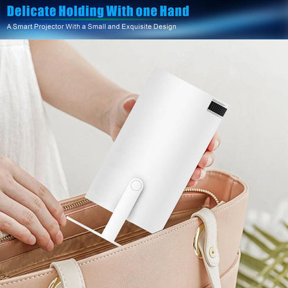 5G 4K Smart Projector HD LED Android with WiFi Bluetooth HDMI USB for Home Theater Office