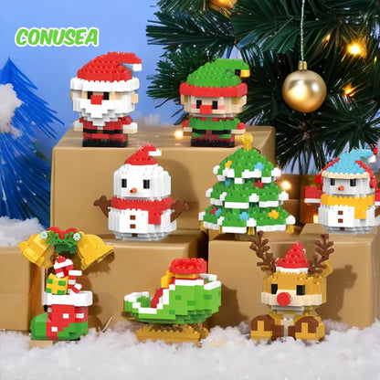 Christmas Gifts Micro Building Block Children Kids